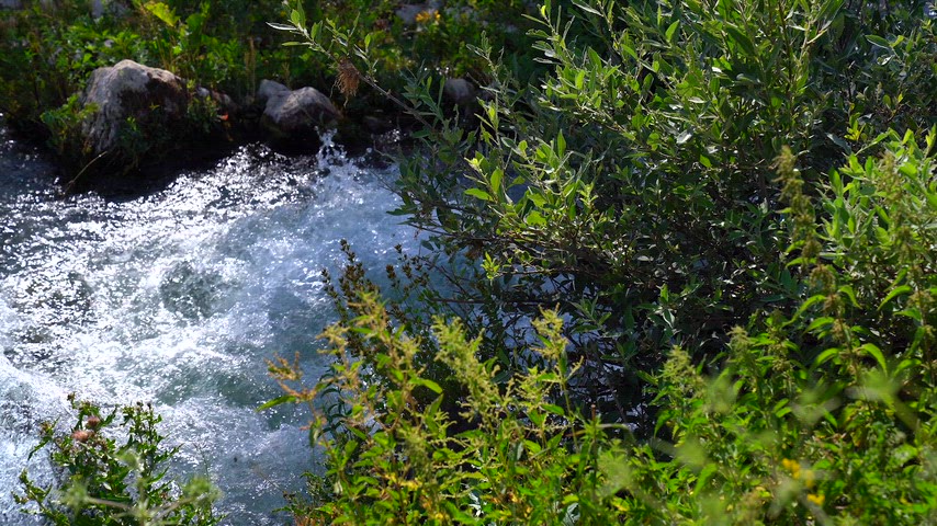 Munzur Gözeleri, Dersim'in muazzam doğasında, Munzur Dağları'nın eteklerinde gizli bir cennet gibi yer alır. Burada doğa, adeta büyülü bir şekilde kendini sergiler. Doğal kayalar ve yeşil bitki örtüsü arasında akan berrak nehir görüntüsü.