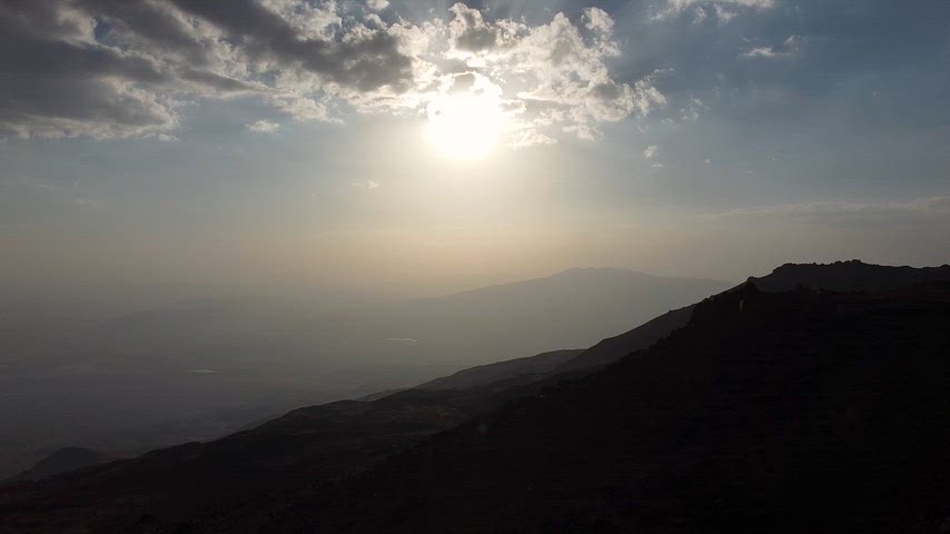 Ağrı Dağı, Mount Ararat, volkanik dağ, drone görüntüsü, yüksek irtifa