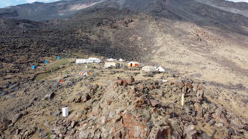 Ağrı Dağı zirve rotası, panoramik manzara, Mount Ararat