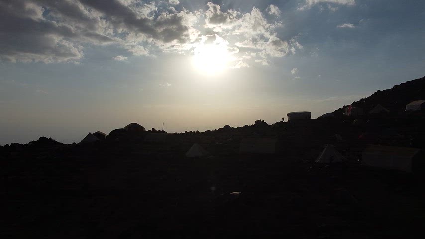 High Camp, Ağrı Dağı yüksek kampı, zirve hazırlığı
