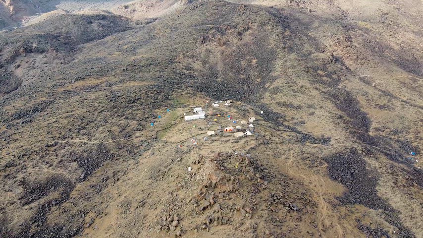 4 günlük Ağrı Dağı yürüyüşü, kamp molası, Mount Ararat