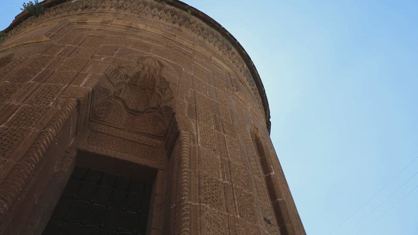 Ahlat kümbeti, taş ustalığı, tarih, kültür, mimari fotoğraf, RozStock