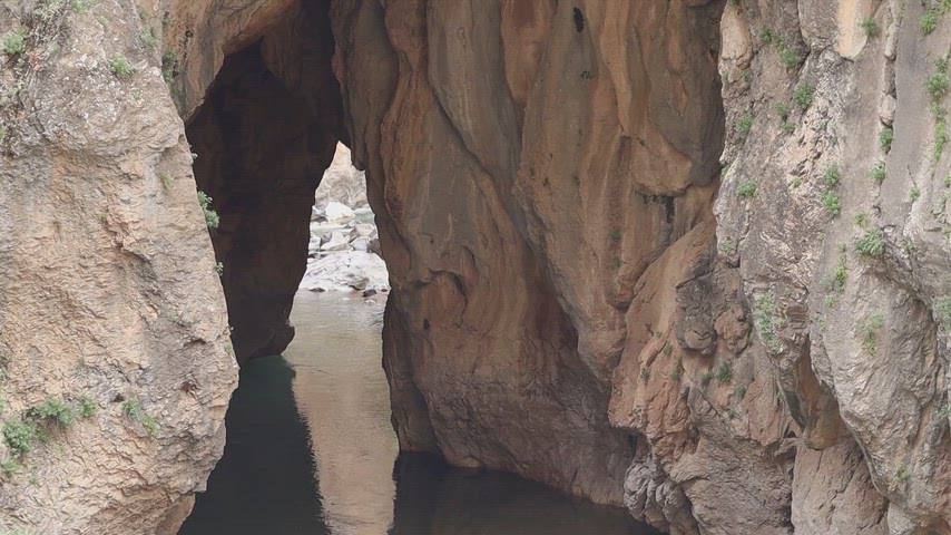 Birkleyn Mağaraları Kaya Geçidi Manzarası
