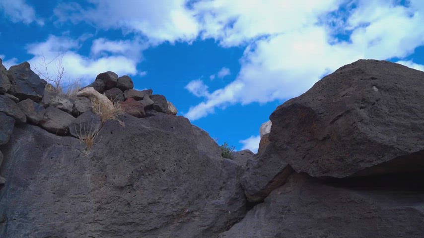 Kars volkanik kayalar, kayalık arazi, doğa manzarası