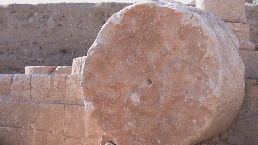 Dara Antik Kenti tarihi taş, Mardin kireçtaşı, taş mimari