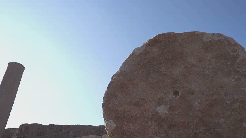Dara Antik Kenti tarihi taş mimari eleman Mardin