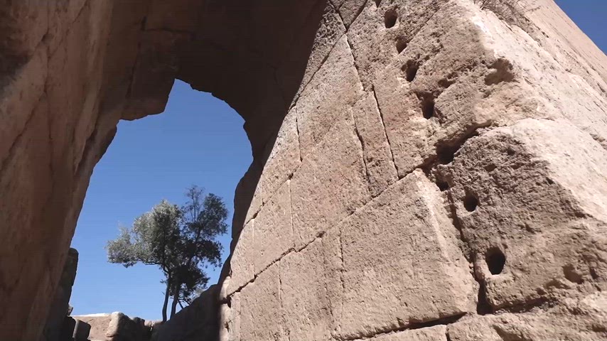Dara Antik Kenti tarihi taş kemer duvar mimari Mardin