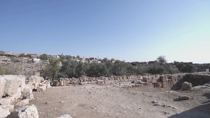 Dara Antik Kenti restorasyon alanı, tarihi taş yapılar
