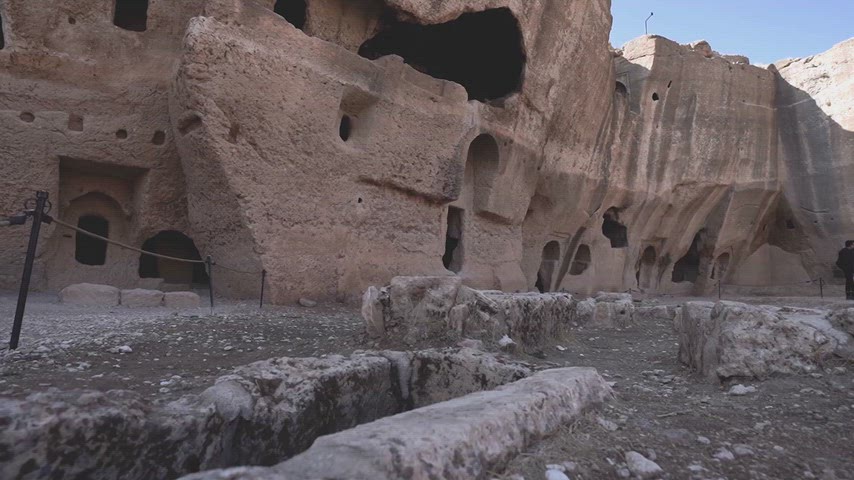Dara Antik Kenti kaya mezarları, nekropol alanı, antik mezarlar