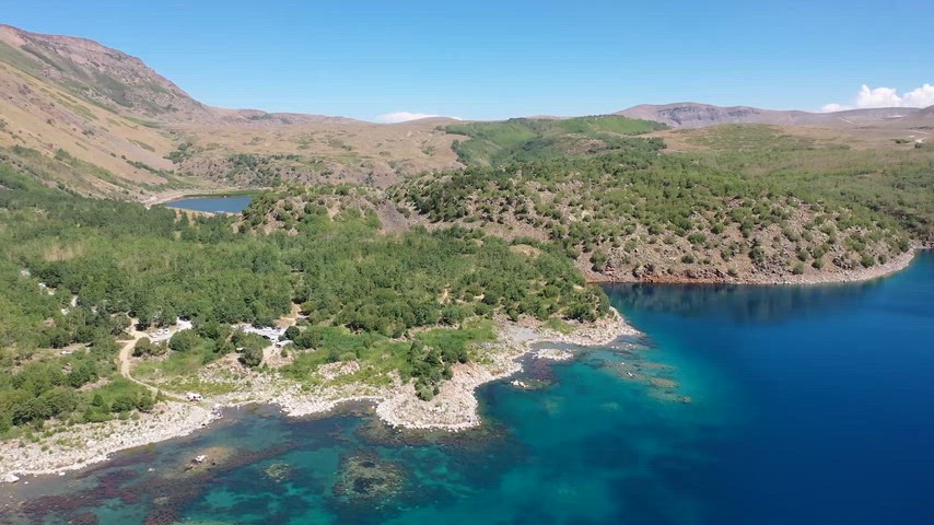 Havadan Nemrut Krater Gölü